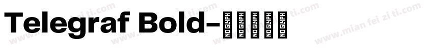 Telegraf Bold字体转换